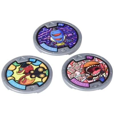 Imagen de Yokai B5944 1 Sobre con 3 medallas sorpresa cada uno (colores surtidos)