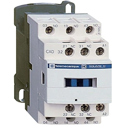 Imagen de Schneider Electric CAD32E7 Contactor Tesys Cad 32, 3 Na + 2 Nf, Instantâneo, 10 A, 48 V Ca
