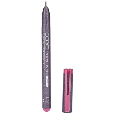 Imagen de COPIC Multiliner 0.3 mm, Rosa, Rotulador fino con punta fina y tinta pigmentada resistente al agua