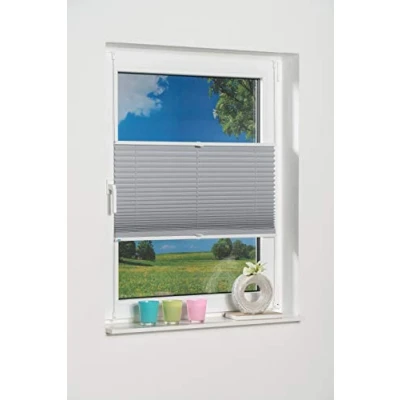 Imagen de K de Home 257730 Klemmfix Plisada (Palma Gris 209, Gris, 110 x 130 cm