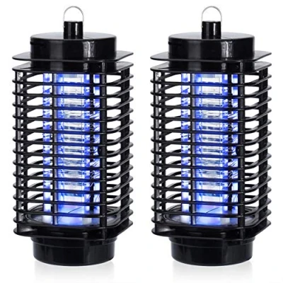 Imagen de MONZANA® 2 Pack Lámparas Matainsectos Antimosquitos Luz LED UV Matamoscas Eléctrico Interiores Exteriores 25 m²