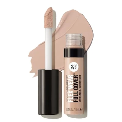 Imagen de REVLON ColorStay Flex Wear Full Cover Corrector de 100% cobertura larga duración con ácido hialurónico y vitamina E tono Bisque, 10ml
