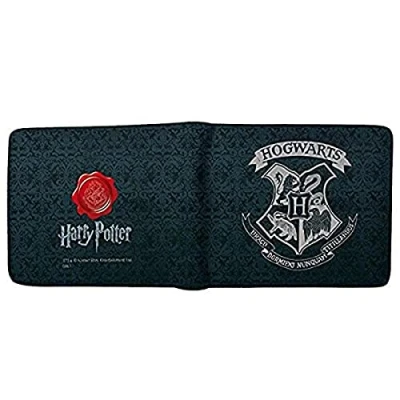 Imagen de Cartera de Escudo Hogwarts Harry Potter ABYBAG179. Negro