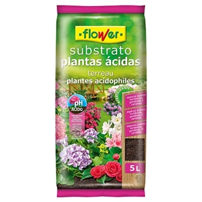 Imagen de Flower Substrato Plantas Ácidas, 5 l, Color Marrón