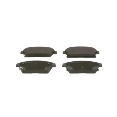 Imagen de BOSCH 0 986 494 434 Juego de pastillas freno Low Metallic con avisador acústico desgaste Chapa antichirridos, instrucciones montaje