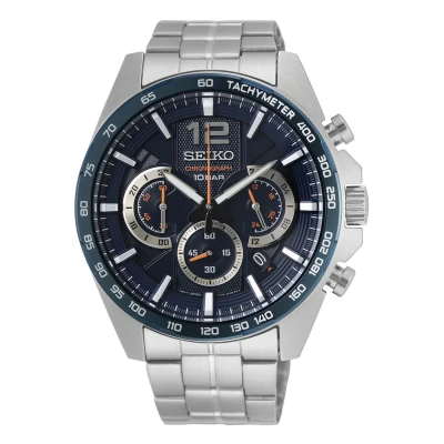 Imagen de Seiko Chronograph Hombres Reloj Plata SSB345P1