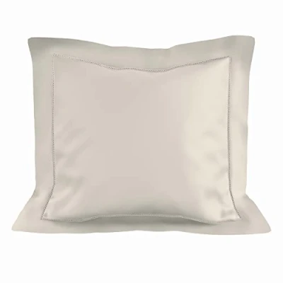 Imagen de Soleil d&#039;ocre PERCALE Funda almohada de algodón, Beige (Crudo), 63 x cm