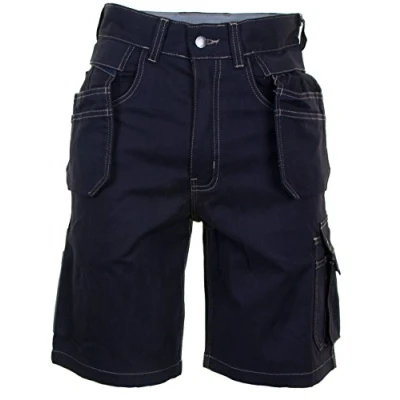 Imagen de Click Grantham Pantalones Cortos de Trabajo con Bolsillo multibolsillo, Color Azul Marino
