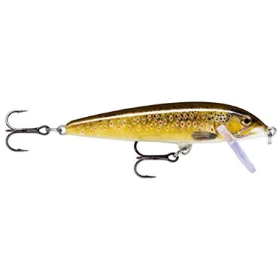 Imagen de Rapala Señuelo de Pesca X Rap Countdown Material con Cuerpo Balsa Agua Dulce Profundidad Nado 0,6 1,2m 5cm/4g Hecho en Estonia Live Rainbow Trout