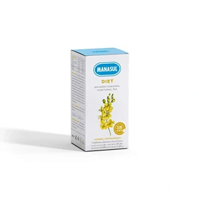 Imagen de MANASUL Infusión Digestiva de Sen y Cola Caballo con Menta Regaliz. Adelgazante. Diet. Caja 25 Bolsitas