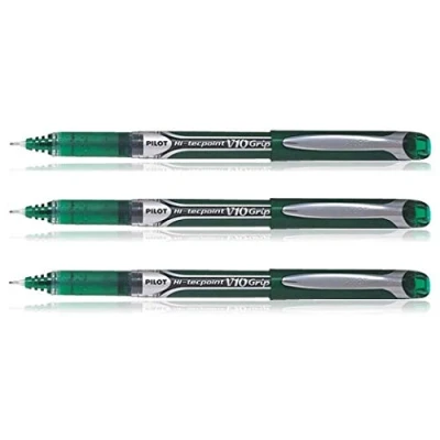 Imagen de Pilot Hi tecpoint V10 Grip 4 unidades Negro, Azul, Rojo, Verde