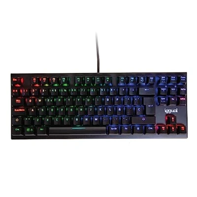 Imagen de Teclado Iggual Onyx Rgb Qwerty Español Negro