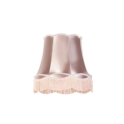 Imagen de QAZQA Retro/Vintage seda Pantalla rosa 45cm GRANNY, lámpara colgante,Pantalla de pie