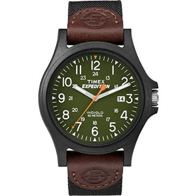 Imagen de Timex Reloj Analógico para Hombre de Cuarzo con Correa en Tejido TWF3C8430