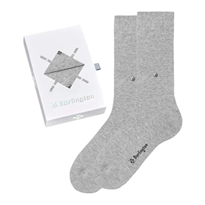 Imagen de Burlington Basic Uni Gift Box M SO algodón unicolor 2 pares, Calcetines Hombre, Multicolor (Sortiment 0030), 40 46