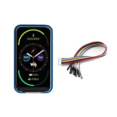Imagen de Waveshare 1.47inch LCD Display Module Compatible with Raspberry Pi Rounded Corners 172x320 Resolution SPI Interface