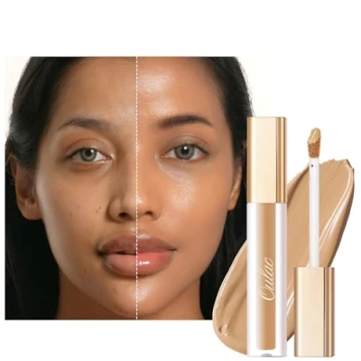 Imagen de Oulac corrector ojeras, mate alta cobertura, maquillaje mujer para, ojeras vegano 3.8ml, tono: Golden Tan