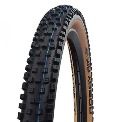 Imagen de Schwalbe Cub.SCHW.Nobby Nic 26x2.40 EVO TLE PLEG Cubiertas, Sport, Negro/Marrón (Multicolor), Talla Única