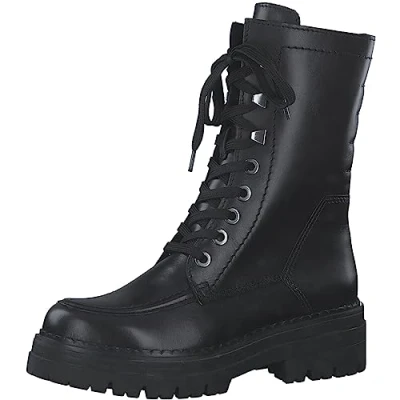 Imagen de MARCO TOZZI 2 26211 41, Botas con Cordones Mujer, Negro, 39 EU