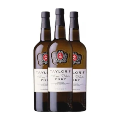 Imagen de Taylor&#039;s Fine White Porto 75 cl Vino generoso (Caja de 3 Botellas cl)
