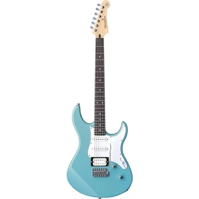 Imagen de Yamaha Pacifica 112V guitarra eléctrica para principiantes y avanzados, con dos clases online un profesor de la Music School, en Azul Sonic Blue