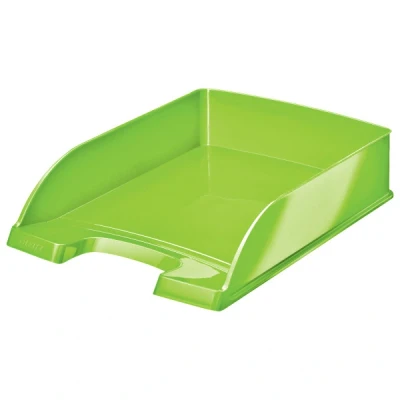 Imagen de Leitz WOW 52263054 Bandeja para cartas, tamaño A4, 5 unidades, color verde