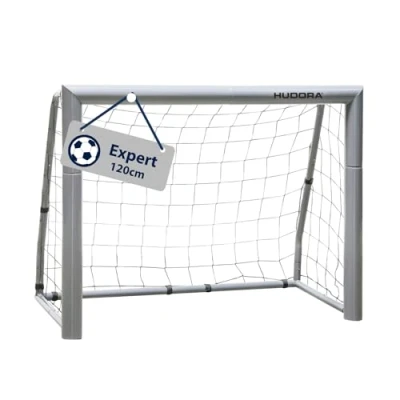 Imagen de Hudora Portería de fútbol Expert Gran para niños y Adultos Resistente al Agua Estable con Red densa