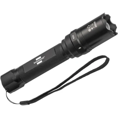 Imagen de Brennenstuhl LuxPremium TL 400 AFS linterna LED de batería recargable con CREE (430 lm, IP44, alcance 215 m, foco ajustable, impermeable, autonomía máx. 13 h, carga cable USB)