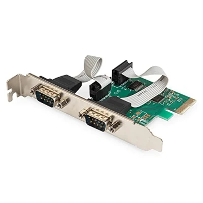 Imagen de DIGITUS Tarjeta IO PCIe de interfaz serie 2 puertos DSUB 9 Chipset ASIX99100