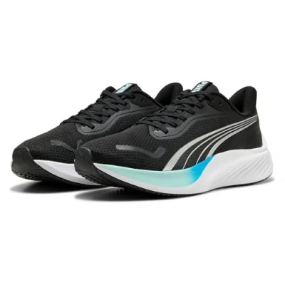 Imagen de PUMA Pounce Lite, Zapatillas para Correr de Carretera Unisex Adulto, Black Mint Melt Speed Blue, 48.5 EU