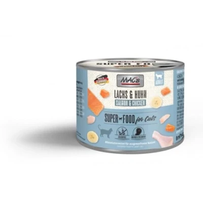 Imagen de MAC&#039;s Cat Salmon &amp; Pollo (sin cereales) 6 x 200 g