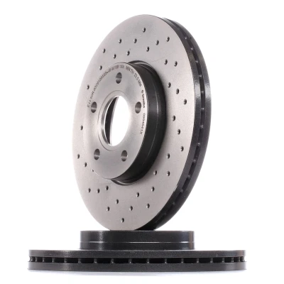 Imagen de BREMBO XTRA LINE 09.9464.1X Disco de freno 278 25 5 perforado/ventil. int. revestido altamente carbonizado FORD: Focus 2, C Max, Max