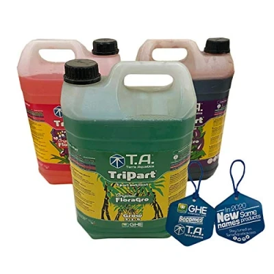 Imagen de GHE Terra Aquatica Tripart Solución completa de alimentación para plantas (3 x 5 L)