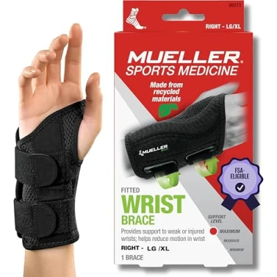 Imagen de Montar la muñeca derecha, negro, grande/XLarge