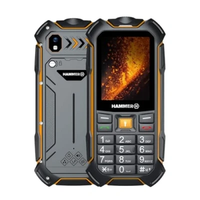 Imagen de Hammer Boost 2 LTE IP68 2,4 Pulgadas Reforzado 3500 mAh LTE, Negro/Naranja