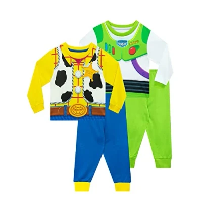 Imagen de Disney Pijamas Pack de 2 Pijama Niño Toy Story Woody &amp; Buzz Lightyear para Ninos Multicolor 3 4 Años
