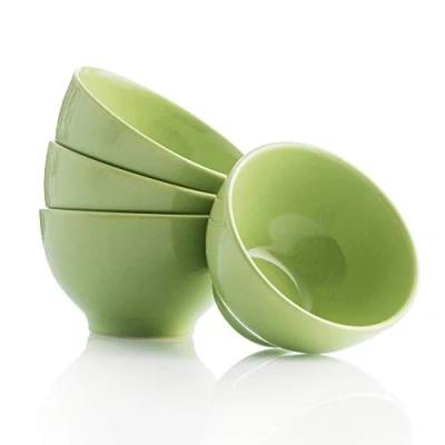 Imagen de UNITED COLORS OF BENETTON. BE059 Set 4pcs bols 650ml Loza Verde Casa Benetton, Gres