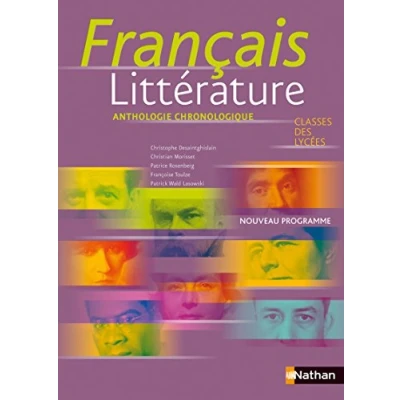 Imagen de Français Litterature Classes Des Lycees: Anthologie Chronologiqu E Nou