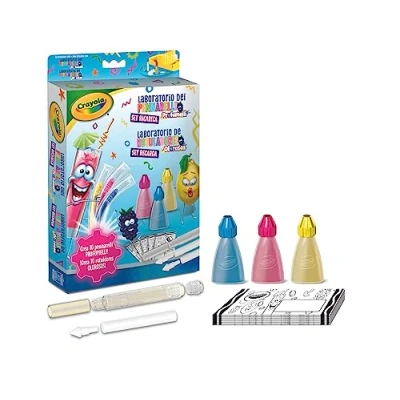 Imagen de CRAYOLA Juego de Recarga Laboratorio Rotuladores Olorosos Neón, Kit para 6 Nuevos, 25 5967