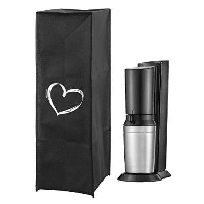 Imagen de kwmobile Funda Compatible con Soda Stream Crystal 2.0 Cubierta Protectora Antipolvo para máquina de Agua Gas Dibujo corazón