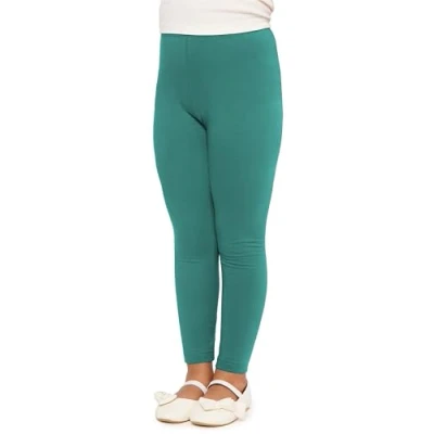 Imagen de Merry Style Leggins de algodón para Niñas Mallas deportivas Pantalones Largos Ropa Deportiva Leggings niña MS10 225 (Turquesa Oscuro, 152 cm)