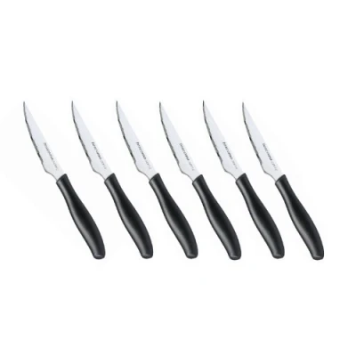 Imagen de Tescoma Juego de 6 Cuchillos chuleteros, 10 cm, Multicolor