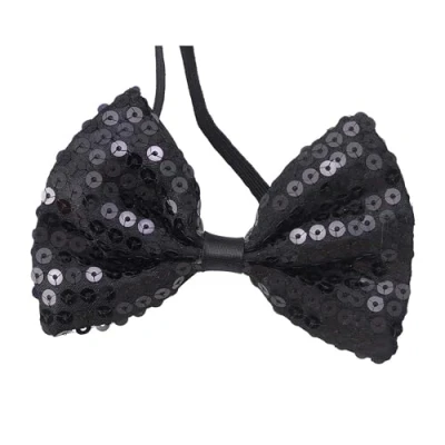 Imagen de &quot;BLACK SEQUIN BOW TIE&quot;