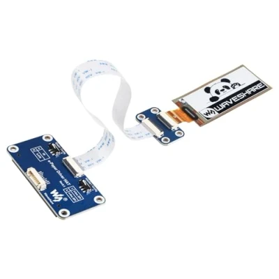 Imagen de Waveshare 2.13inch Flexible E Ink Display Hat for Raspberry Pi Black/White Dual Color 212x104 Resolution Paper SPI Interface Embedded Controller Partial Refresh.