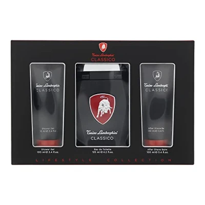 Imagen de Tonino Lamborghini Classico 3 Piece Gift Set: Eau De Toilette 125ml Shower Gel 100ml Aftershave Balm