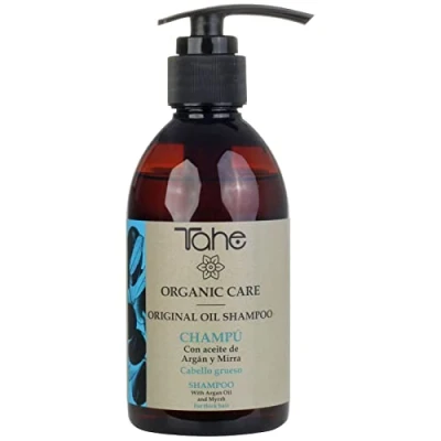 Imagen de Tahe Organic Care Champú Original Oil para cabello grueso, Limpieza eficaz y alta Nutrición, 300 ml