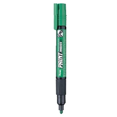 Imagen de Pentel Marcador Pintura Cubierta con Medio Punta Tipo Bala Verde, Pack Of 1