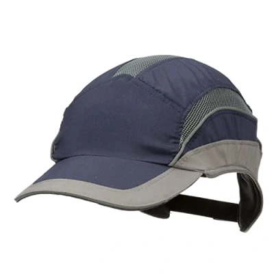 Imagen de 3M™ First Base™ 3 Gorra de protección 2021101, Extra, azul marino, visera recortada, 55 mm