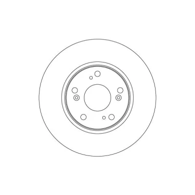 Imagen de TRW Disco de freno HONDA: Accord 7 Limousine 282mm 23mm 5 114,3mm ventilado barnizado DF4610 Discos freno,