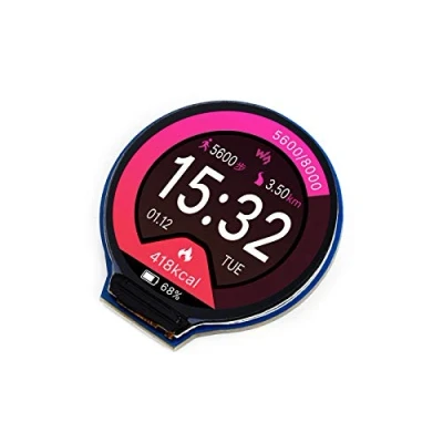 Imagen de Waveshare Módulo de Pantalla LCD Redonda para Raspberry Pi/Jetson Nano 65K RGB Colors 240 x con Interfaz SPI integrada GC9A01 Driver